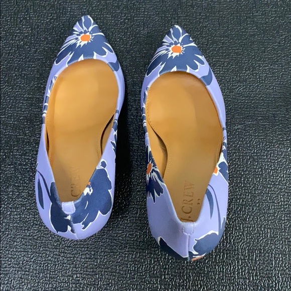 JCrew NWOT Floral Heels - Picture 2 of 4